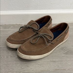 Cole Haan Brower Moc Loafers - Tan and Brown Boat Shoes